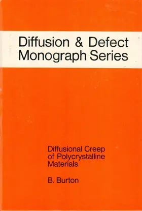 Burton | Diffusion & Defect Monograph Series No 5 | E-Book | www.sack.de