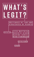 Schiel / Mattutat / Stubenrauch |  What's Legit? | Buch |  Sack Fachmedien