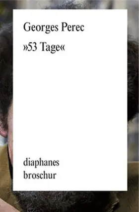 Perec |  »53 Tage« | Buch |  Sack Fachmedien