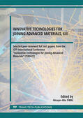Sirbu |  Innovative Technologies for Joining Advanced Materials, XIII | Buch |  Sack Fachmedien