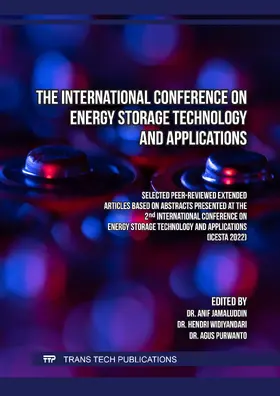 Jamaluddin / Widiyandari / Purwanto | The International Conference on Energy Storage Technology and Applications | Buch | 978-3-0364-0179-9 | sack.de