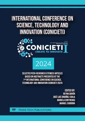 Durón / Ordóñez-Ávila / Contreras | 1st International Conference on Science, Technology and Innovation (CONICIETI) | Buch | 978-3-0364-0223-9 | sack.de