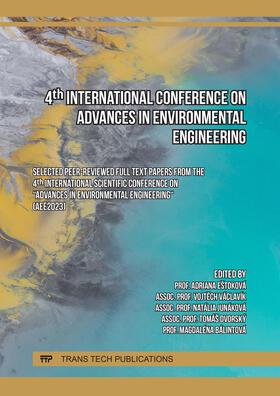 Eštoková / Václavík / Junáková | 4th International Conference on Advances in Environmental Engineering | Buch | 978-3-0364-0295-6 | sack.de