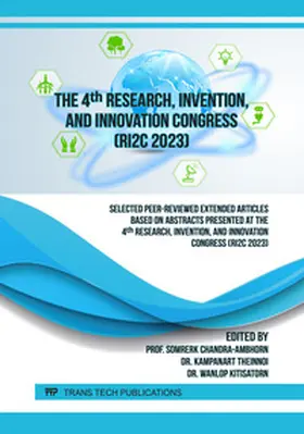Chandra-ambhorn / Theinnoi / Kitisatorn |  The 4th Research, Invention, and Innovation Congress (RI2C 2023) | Buch |  Sack Fachmedien