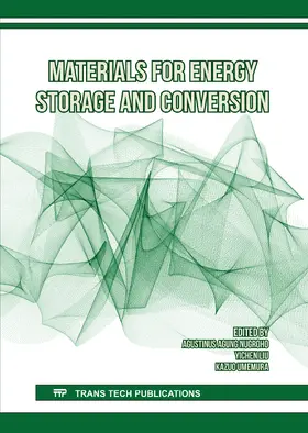Nugroho / Liu / Umemura | Materials for Energy Storage and Conversion | Buch | 978-3-0364-0368-7 | www.sack.de