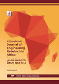 Ibhadode |  International Journal of Engineering Research in Africa Vol. 65 | Buch |  Sack Fachmedien