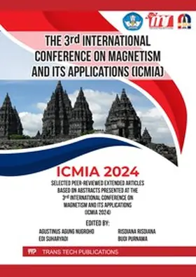 Nugroho / Suharyadi / Risdiana |  The 3rd International Conference on Magnetism and its Applications (ICMIA) | Buch |  Sack Fachmedien