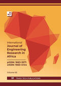 Ibhadode |  International Journal of Engineering Research in Africa Vol. 66 | Buch |  Sack Fachmedien