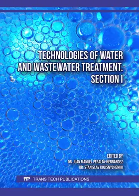 Peralta-Hernández / Kolisnychenko | Technologies of Water and Wastewater Treatment. Section I | Buch | 978-3-0364-0738-8 | sack.de