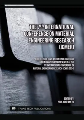Hu / Ltd |  The 7th International Conference on Material Engineering Research (ICMER) | eBook | Sack Fachmedien
