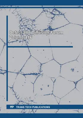 Sîrbu / Roto |  Defect and Diffusion Forum Vol. 416 | eBook | Sack Fachmedien