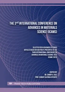 Kale / Ltd / Oyedepo |  The 3rd International Conference on Advances in Materials Science (ICAMS) | eBook | Sack Fachmedien
