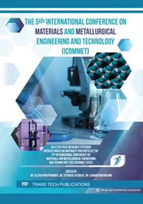 Pramata / Sutarsis / Noerochim |  The 5th International Conference on Materials and Metallurgical Engineering and Technology (ICOMMET) | eBook | Sack Fachmedien