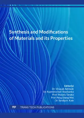 Adimule / Rajendrachari / Tanaka |  Synthesis and Modifications of Materials and its Properties | eBook | Sack Fachmedien