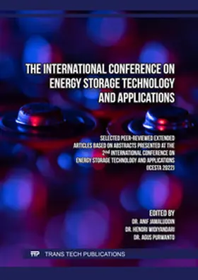 Jamaluddin / Widiyandari / Purwanto |  The International Conference on Energy Storage Technology and Applications | eBook | Sack Fachmedien