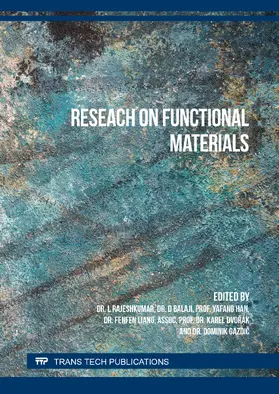 Rajeshkumar / Balaji / Han |  Reseach on Functional Materials | eBook | Sack Fachmedien