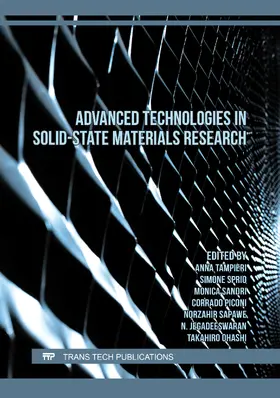 Tampieri / Sprio / Sandri |  Advanced Technologies in Solid-State Materials Research | eBook | Sack Fachmedien