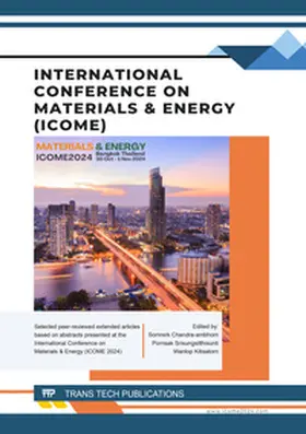 Chandra-ambhorn / Srisungsitthisunti / Kitisatorn |  International Conference on Materials & Energy (ICOME) | eBook | Sack Fachmedien