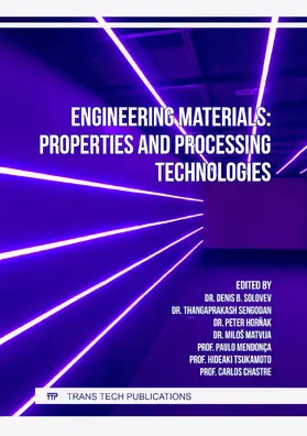 Solovev / Sengodan / Hornak | Engineering Materials: Properties and Processing Technologies | E-Book | sack.de