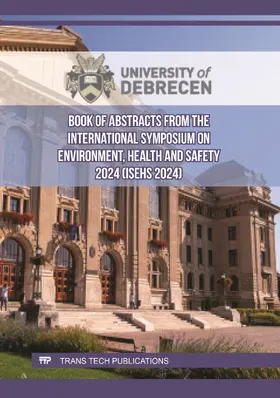 Bellér / Csüllög | Book of Abstracts from the International Symposium on Environment, Health and Safety 2024 (ISEHS 2024) | E-Book | www.sack.de
