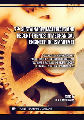 Jegadeeswaran | 7th Sustainable Materials and Recent Trends in Mechanical Engineering (SMARTME) | E-Book | www.sack.de