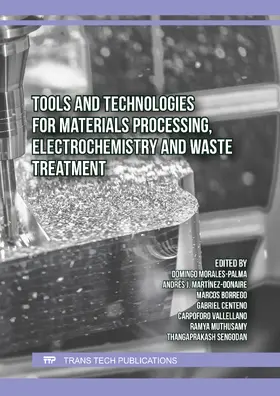 Morales-Palma / Martínez-Donaire / Borrego Puche | Tools and Technologies for Materials Processing, Electrochemistry and Waste Treatment | E-Book | sack.de