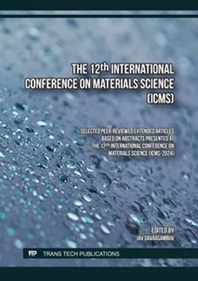 Davaasambuu / Ltd |  The 12th International Conference on Materials Science (ICMS) | eBook | Sack Fachmedien