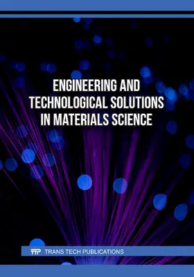 Gultom / Suryana / Safitri |  Engineering and Technological Solutions in Materials Science | eBook | Sack Fachmedien