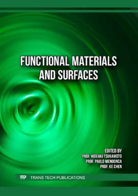 Tsukamoto / Mendonca / Chen |  Functional Materials and Surfaces | eBook | Sack Fachmedien