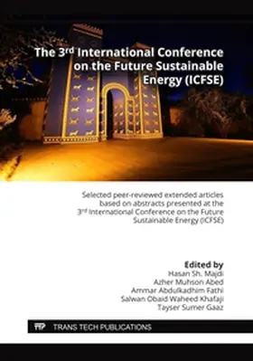 Majdi / Abed / Fathi |  The 3rd International Conference on the Future Sustainable Energy (ICFSE) | eBook | Sack Fachmedien