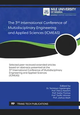 Ogedengbe / Nzerem / Thomas |  The 3rd International Conference of Multidisciplinary Engineering and Applied Sciences (ICMEAS) | eBook | Sack Fachmedien