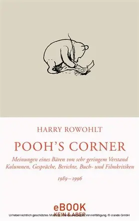 Rowohlt |  Pooh's Corner 1989 - 1996 | eBook | Sack Fachmedien