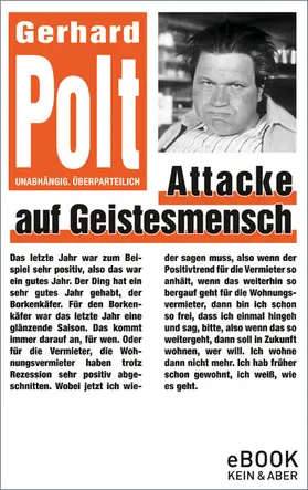 Polt |  Attacke auf Geistesmensch | eBook | Sack Fachmedien