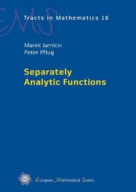 Jarnicki / Pflug |  Separately Analytic Functions | Buch |  Sack Fachmedien
