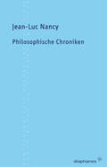 Nancy |  Philosophische Chroniken | Buch |  Sack Fachmedien