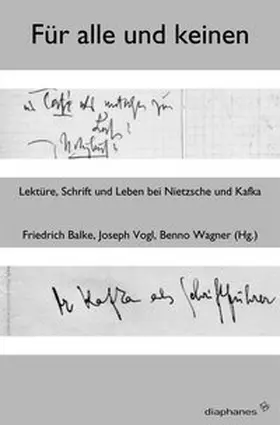 Wagner / Vogl / Balke |  Für Alle und Keinen | Buch |  Sack Fachmedien