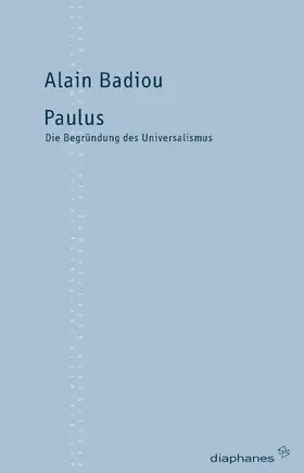 Badiou |  Paulus | Buch |  Sack Fachmedien