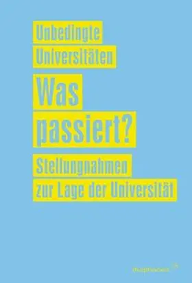 Universitäten |  Was passiert? | Buch |  Sack Fachmedien