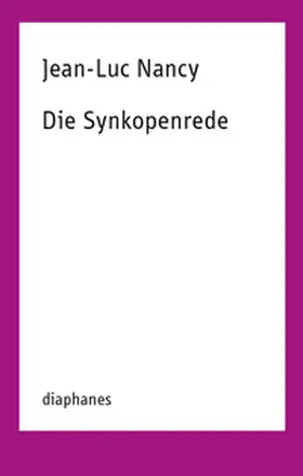 Nancy |  Die Synkopenrede | Buch |  Sack Fachmedien