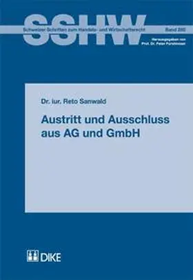Sanwald |  Austritt und Ausschluss aus AG und GmbH | Buch |  Sack Fachmedien