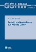 Sanwald |  Austritt und Ausschluss aus AG und GmbH | Buch |  Sack Fachmedien