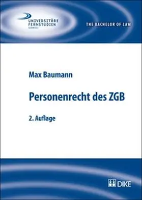 Baumann |  Personenrecht des ZGB | Buch |  Sack Fachmedien