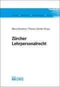 Donatsch / Gächter |  Zürcher Lehrpersonalrecht | Buch |  Sack Fachmedien