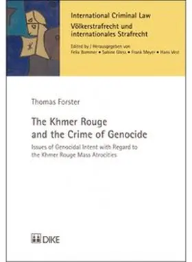 Forster |  The Khmer Rouge and the Crime of Genocide | Buch |  Sack Fachmedien