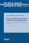 Harder Schuler |  Corporate Governance in nicht kotierten Aktiengesellschaften | Buch |  Sack Fachmedien