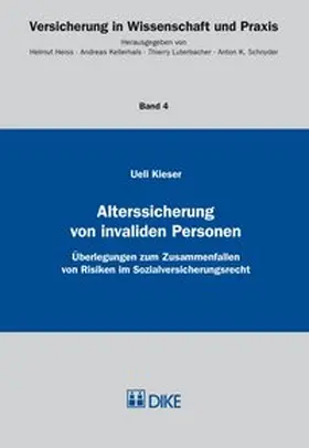 Kieser |  Alterssicherung von invaliden Personen | Buch |  Sack Fachmedien