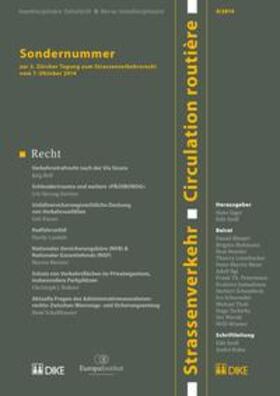 Giger / Seidl / Wiprächtiger |  Strassenverkehr / Circulation routière 4/2014 | Buch |  Sack Fachmedien