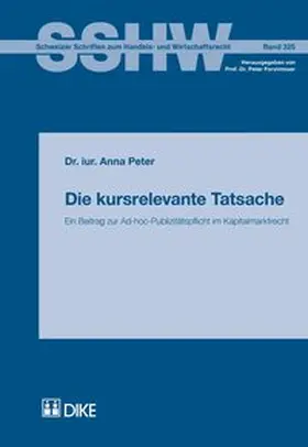 Peter |  Die kursrelevante Tatsache | Buch |  Sack Fachmedien