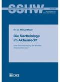 Meyer |  Die Sacheinlage im Aktienrecht | Buch |  Sack Fachmedien