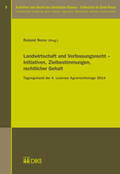 Norer |  Landwirtschaft und Verfassungsrecht – Initiativen, Zielbestimmungen, rechtlicher Gehalt | Buch |  Sack Fachmedien